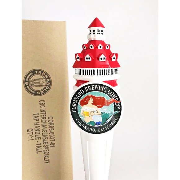 Coronado Brewing Co. Mermaid Lighthouse Beer Tap - Picture 2 of 7